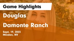 Douglas  vs Damonte Ranch Game Highlights - Sept. 19, 2023