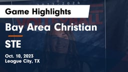 Bay Area Christian  vs STE Game Highlights - Oct. 10, 2023