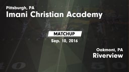 Matchup: Imani Christian Acad vs. Riverview  2016