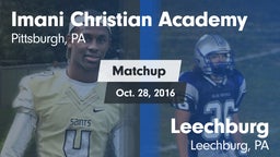 Matchup: Imani Christian Acad vs. Leechburg  2016