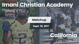 Matchup: Imani Christian Acad vs. California  2017