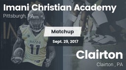 Matchup: Imani Christian Acad vs. Clairton  2017