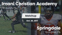 Matchup: Imani Christian Acad vs. Springdale  2017