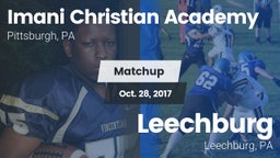 Matchup: Imani Christian Acad vs. Leechburg  2017