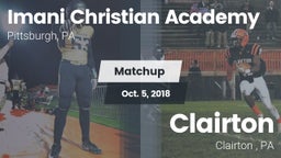 Matchup: Imani Christian Acad vs. Clairton  2018