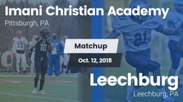 Matchup: Imani Christian Acad vs. Leechburg  2018