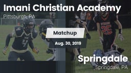 Matchup: Imani Christian Acad vs. Springdale  2019