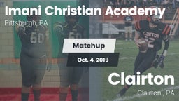 Matchup: Imani Christian Acad vs. Clairton  2019