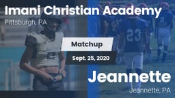 Matchup: Imani Christian Acad vs. Jeannette  2020