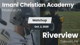 Matchup: Imani Christian Acad vs. Riverview  2020
