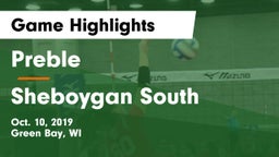 Preble  vs Sheboygan South  Game Highlights - Oct. 10, 2019