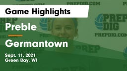 Preble  vs Germantown  Game Highlights - Sept. 11, 2021