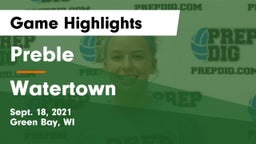Preble  vs Watertown  Game Highlights - Sept. 18, 2021