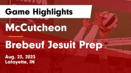 McCutcheon  vs Brebeuf Jesuit Prep  Game Highlights - Aug. 23, 2023