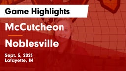 McCutcheon  vs Noblesville  Game Highlights - Sept. 5, 2023