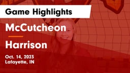 McCutcheon  vs Harrison  Game Highlights - Oct. 14, 2023