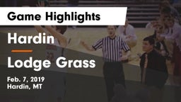 Hardin  vs Lodge Grass  Game Highlights - Feb. 7, 2019