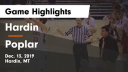Hardin  vs Poplar  Game Highlights - Dec. 13, 2019