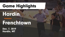 Hardin  vs Frenchtown  Game Highlights - Dec. 7, 2019