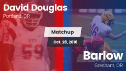 Matchup: Douglas  vs. Barlow  2016