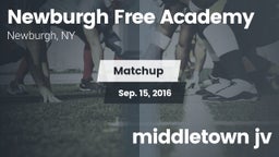 Matchup: Newburgh Free vs. middletown jv 2016