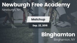 Matchup: Newburgh Free vs. Binghamton  2016