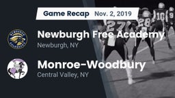 Recap: Newburgh Free Academy  vs. Monroe-Woodbury  2019