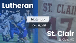 Matchup: Lutheran  vs. St. Clair  2018