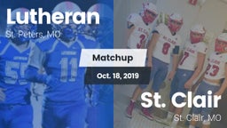 Matchup: Lutheran  vs. St. Clair  2019