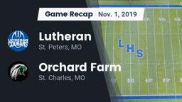 Recap: Lutheran  vs. Orchard Farm  2019