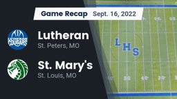 Recap: Lutheran  vs. St. Mary's  2022