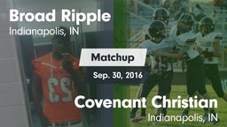 Matchup: Broad Ripple High Sc vs. Covenant Christian  2016
