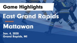East Grand Rapids  vs Mattawan  Game Highlights - Jan. 4, 2020