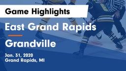 East Grand Rapids  vs Grandville Game Highlights - Jan. 31, 2020