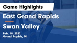 East Grand Rapids  vs Swan Valley  Game Highlights - Feb. 18, 2022