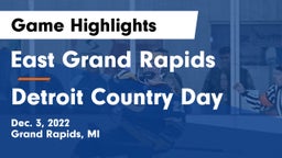 East Grand Rapids  vs Detroit Country Day  Game Highlights - Dec. 3, 2022