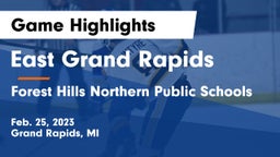 East Grand Rapids  vs Forest Hills Northern Public Schools Game Highlights - Feb. 25, 2023