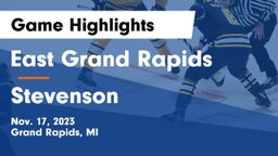 East Grand Rapids  vs Stevenson  Game Highlights - Nov. 17, 2023