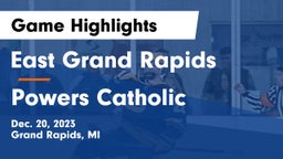 East Grand Rapids  vs Powers Catholic  Game Highlights - Dec. 20, 2023