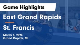 East Grand Rapids  vs St. Francis  Game Highlights - March 6, 2024