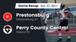 Recap: Prestonsburg  vs. Perry County Central  2017