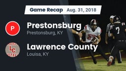 Recap: Prestonsburg  vs. Lawrence County  2018