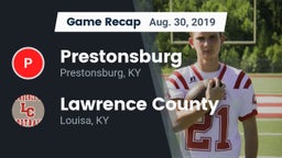 Recap: Prestonsburg  vs. Lawrence County  2019