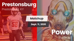 Matchup: Prestonsburg High vs. Power  2020