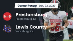 Recap: Prestonsburg  vs. Lewis County  2020