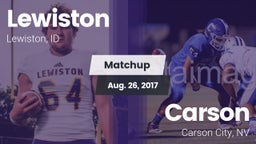 Matchup: Lewiston  vs. Carson  2017