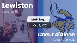 Matchup: Lewiston  vs. Coeur d'Alene  2017