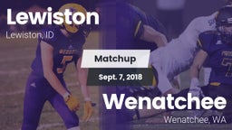 Matchup: Lewiston  vs. Wenatchee  2018