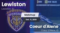 Matchup: Lewiston  vs. Coeur d'Alene  2019