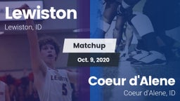 Matchup: Lewiston  vs. Coeur d'Alene  2020